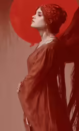 an image of a woman with red hair