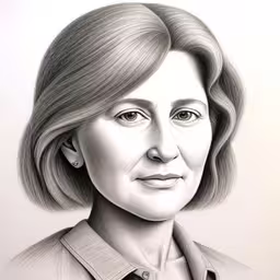 a pencil drawing of the queen of england,the drawing of a woman