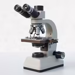a microscope with some sort of equipment on it