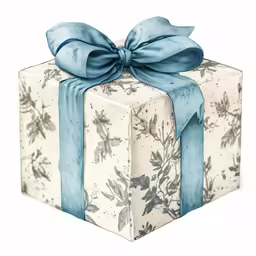 gift box with ribbon and bow