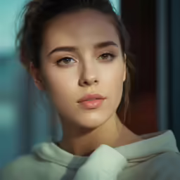 a close up of a person wearing white clothing