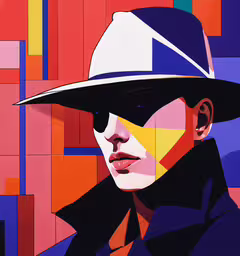 a person with a hat and glasses on their face,a person wearing a hat and black jacket