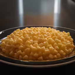 a close up of a plate of food on a table