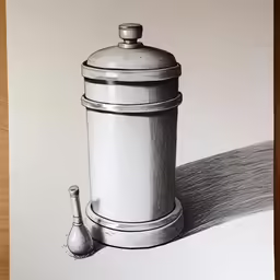 a black and white photo with an old fashioned style stove