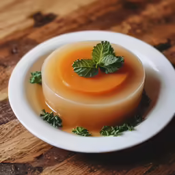 a plate with an object on top of it