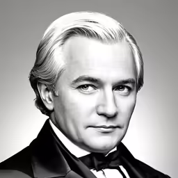 a man in a tuxedo, dressed in a suit and bow tie