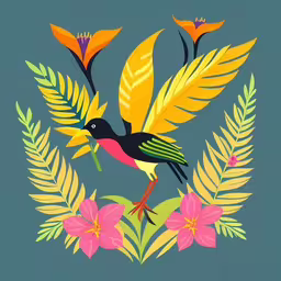 a bird that is sitting on a flower