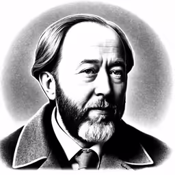 this is an old black and white picture of a man