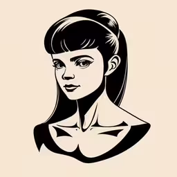 the head and shoulders of an attractive young woman,a woman