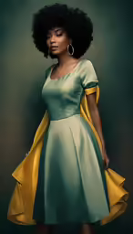 an image of a woman with afro hair