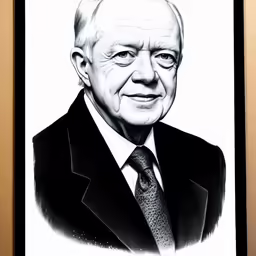 a framed portrait of sir lloyd