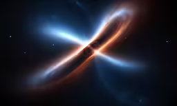 this is a large, colorful space with very large stars