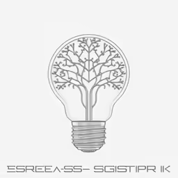 a light bulb with a tree in it