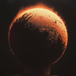 a person with rain on their head behind a sun