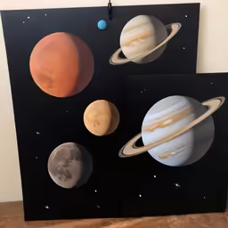the solar system in which four planets are arranged