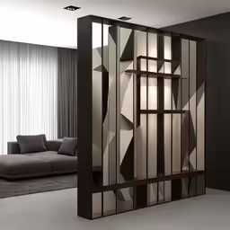 an open living room with furniture and a couch