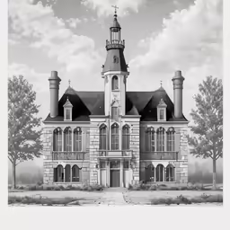 this old house is built in gothic architecture