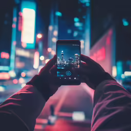 a person taking a picture with their phone