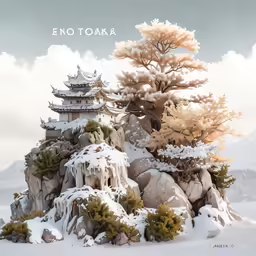 there is a small structure made up of large rocks