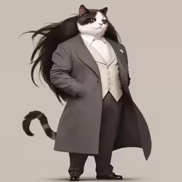 the cat is dressed up as abraham mc mcillray