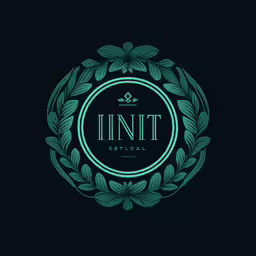 a logo with the letter i n t inside