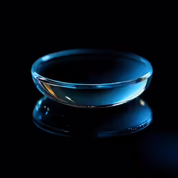 a shiny silver bowl with dark background