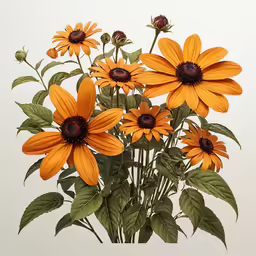 a vase filled with lots of yellow flowers