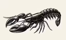 an illustration of a scorpion insect