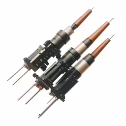 four antennas are connected together and are all in a circle