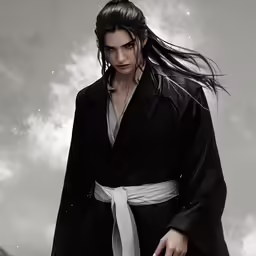 a male avatar from the series of avatars with long hair