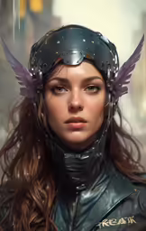 there is an image of a woman with wings