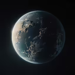 this image shows the earth as seen from space