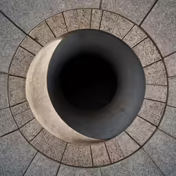 a close up of an area of cement