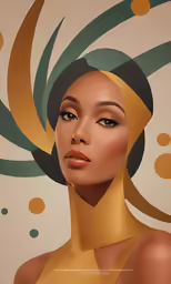 the cover of a magazine showing a woman with a gold dress