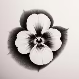 an artistic image of a flower in black and white