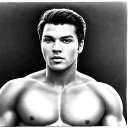 a man with his shirt pulled off posing for the camera