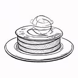 an image of a cake on top of a plate