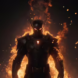 the film poster for ant man is on fire