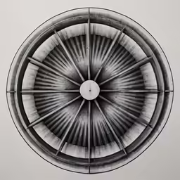 a circle shaped object made up of many smaller circles