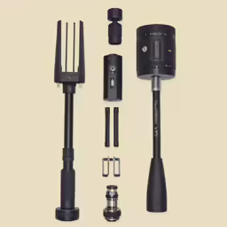 a camera with different parts surrounding it