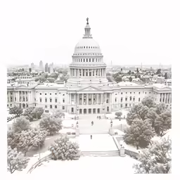 an image of a building with a dome in the middle