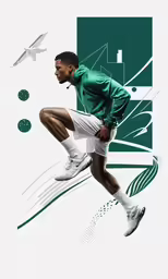 the tennis player is posing for a photo