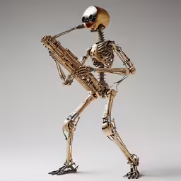 an intricate skeleton - like structure is depicted in this image