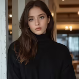 an image of a young woman posing for the camera