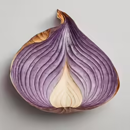 a fresh cabbage from the back view of the head