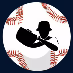 an image of a baseball graphic featuring a man holding a baseball