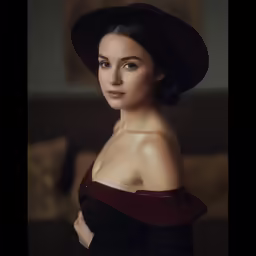 a beautiful young lady posing for the camera