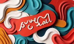 the logo for the new ice cream store