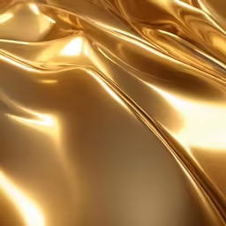 the texture of shiny gold metal sheeting