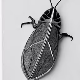 a bug laying on top of a white surface